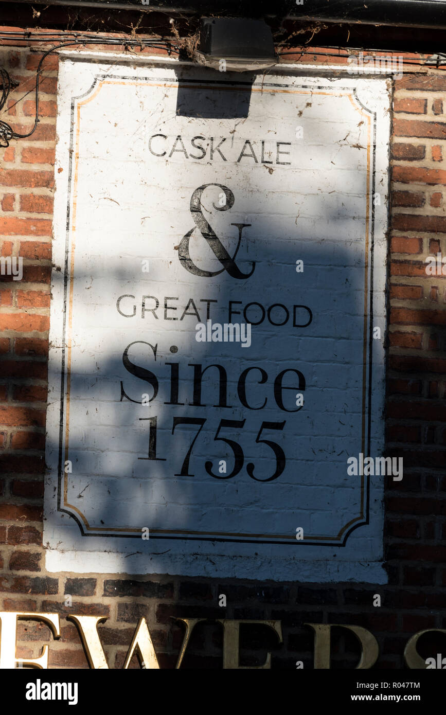 Marlow's oldest pub since 1755 is the Two Brewers in St. Peter Street