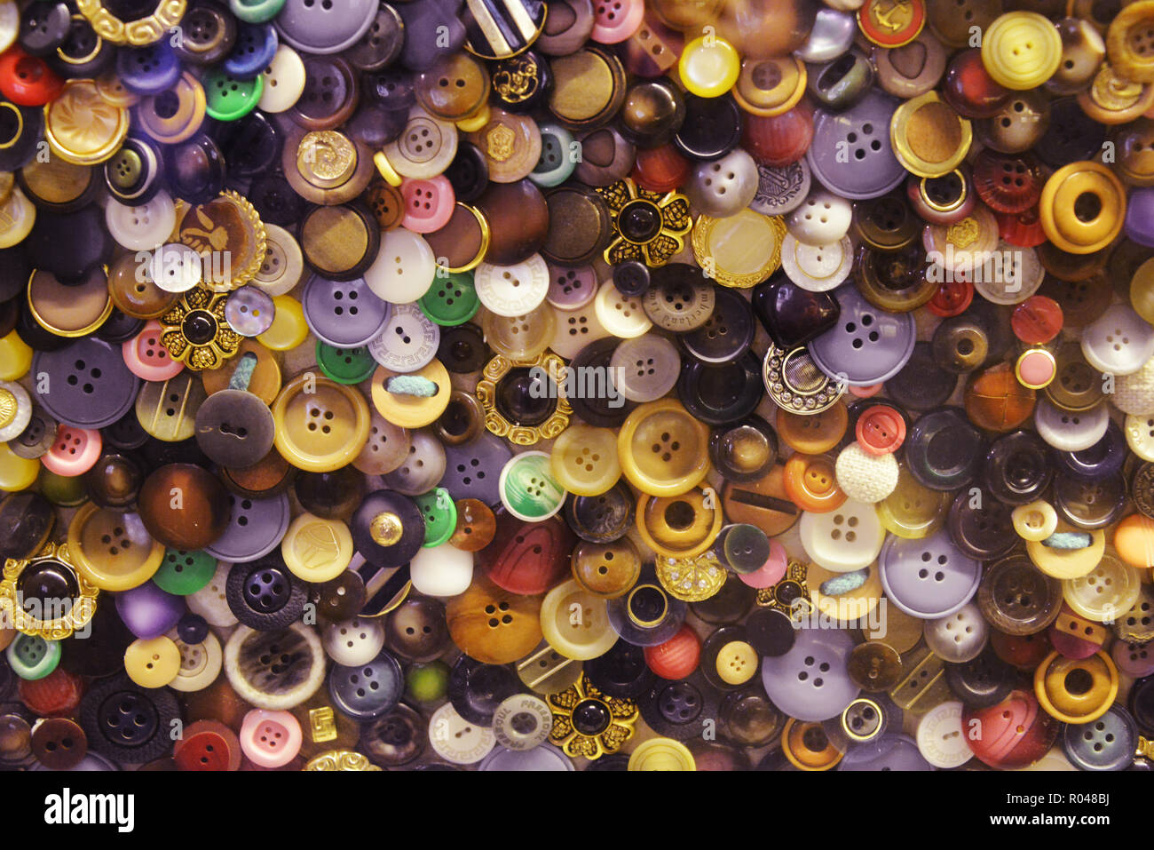 Variety of buttons hi-res stock photography and images - Alamy