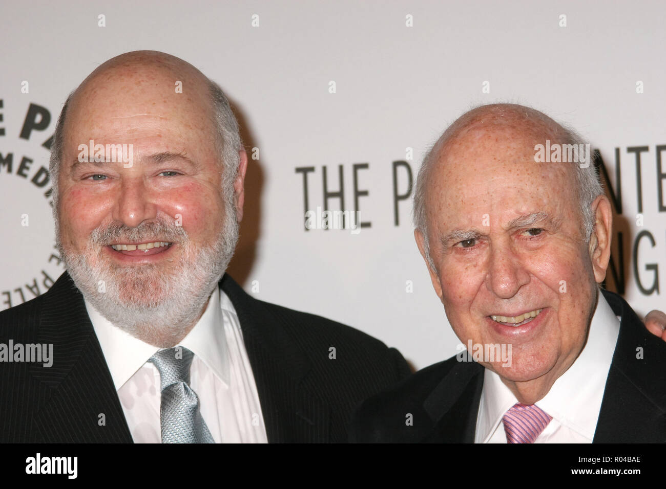 Rob Reiner, Carl Reiner  12/11/08'The Paley Center for Media honors Showtime  Networks Inc. and Carl Reiner'  @ Hyatt Regency Century Plaza, Century City Photo by Ima Kuroda/HNW / PictureLux  (December 11, 2008) File Reference # 33689 536HNWPLX Stock Photo