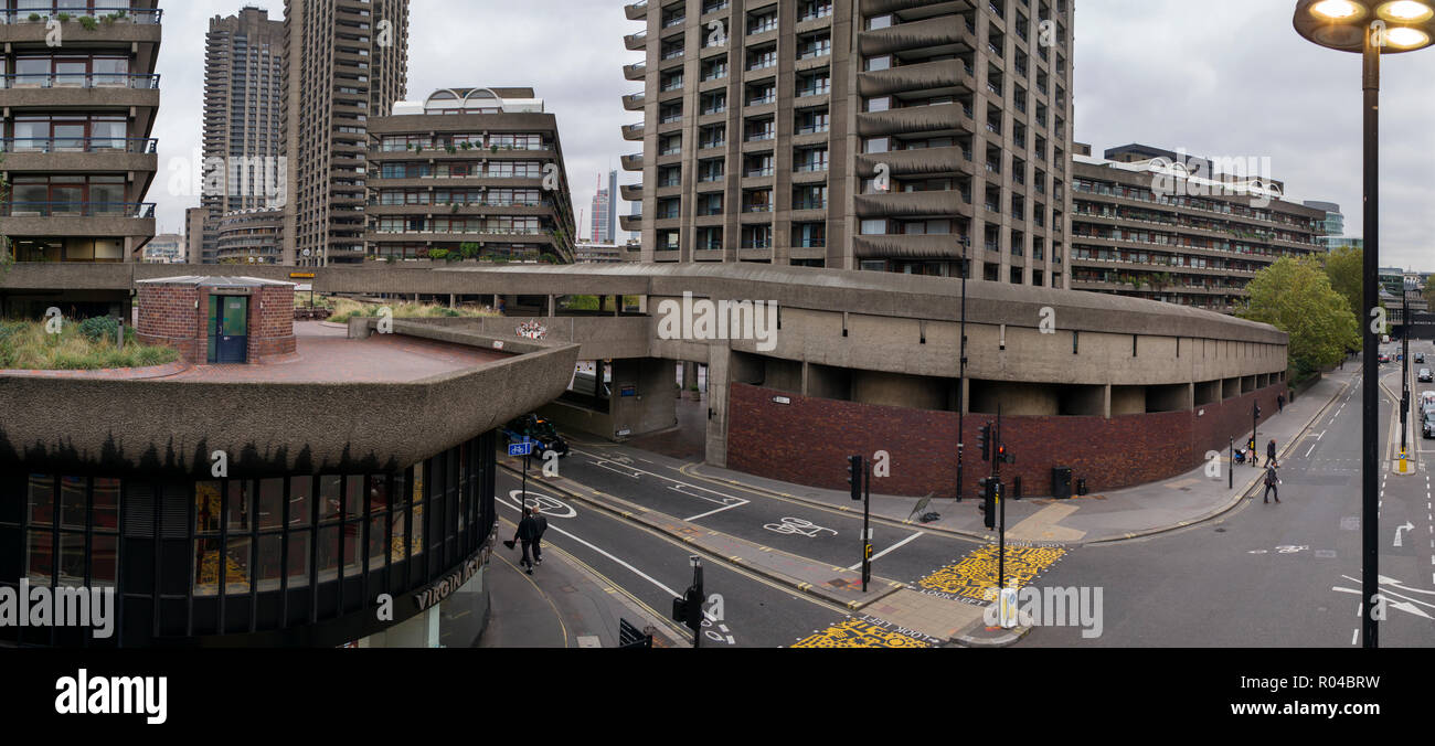 Barbican Housing and Arts Complex in the City of London, London England ...