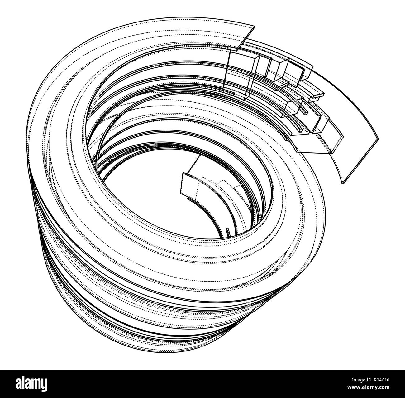 Design spiral elements. Vector Stock Vector Image & Art - Alamy