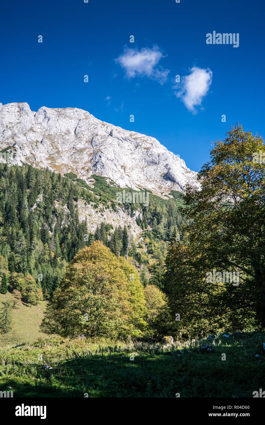 view from Jenner mountain, National park Berchtesgaden, Germany, Europe ...