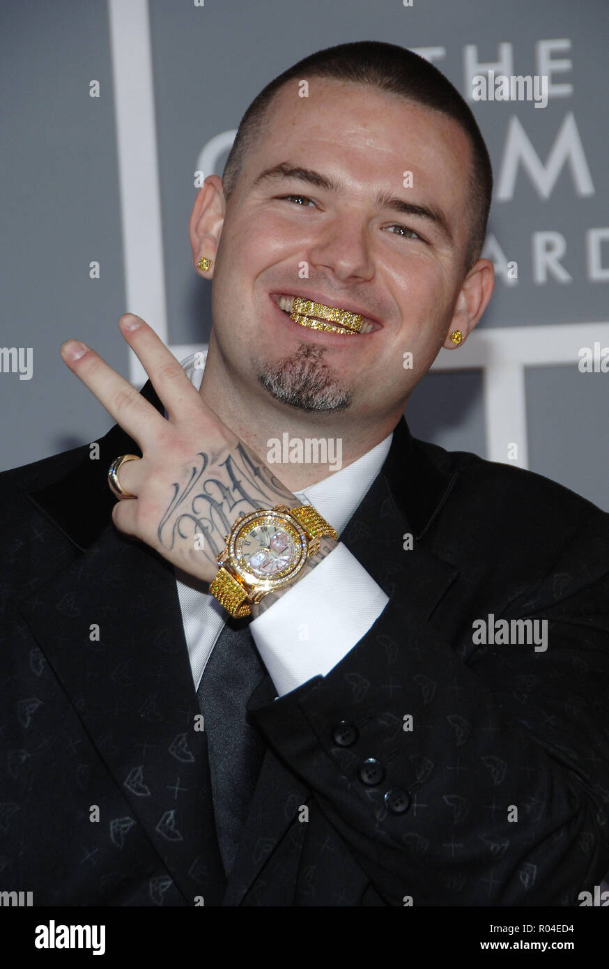 Paul Wall arriving at the 49th Annual Grammy's at the Staples Center in