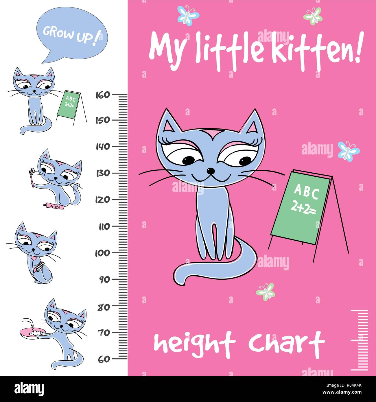 Cute Height Chart