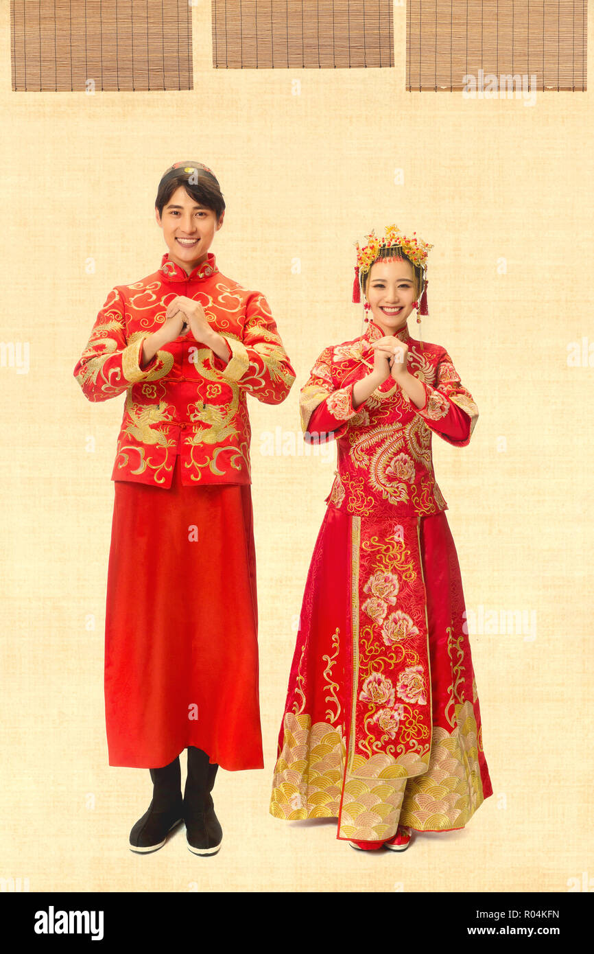 Chinese classical wedding Stock Photo
