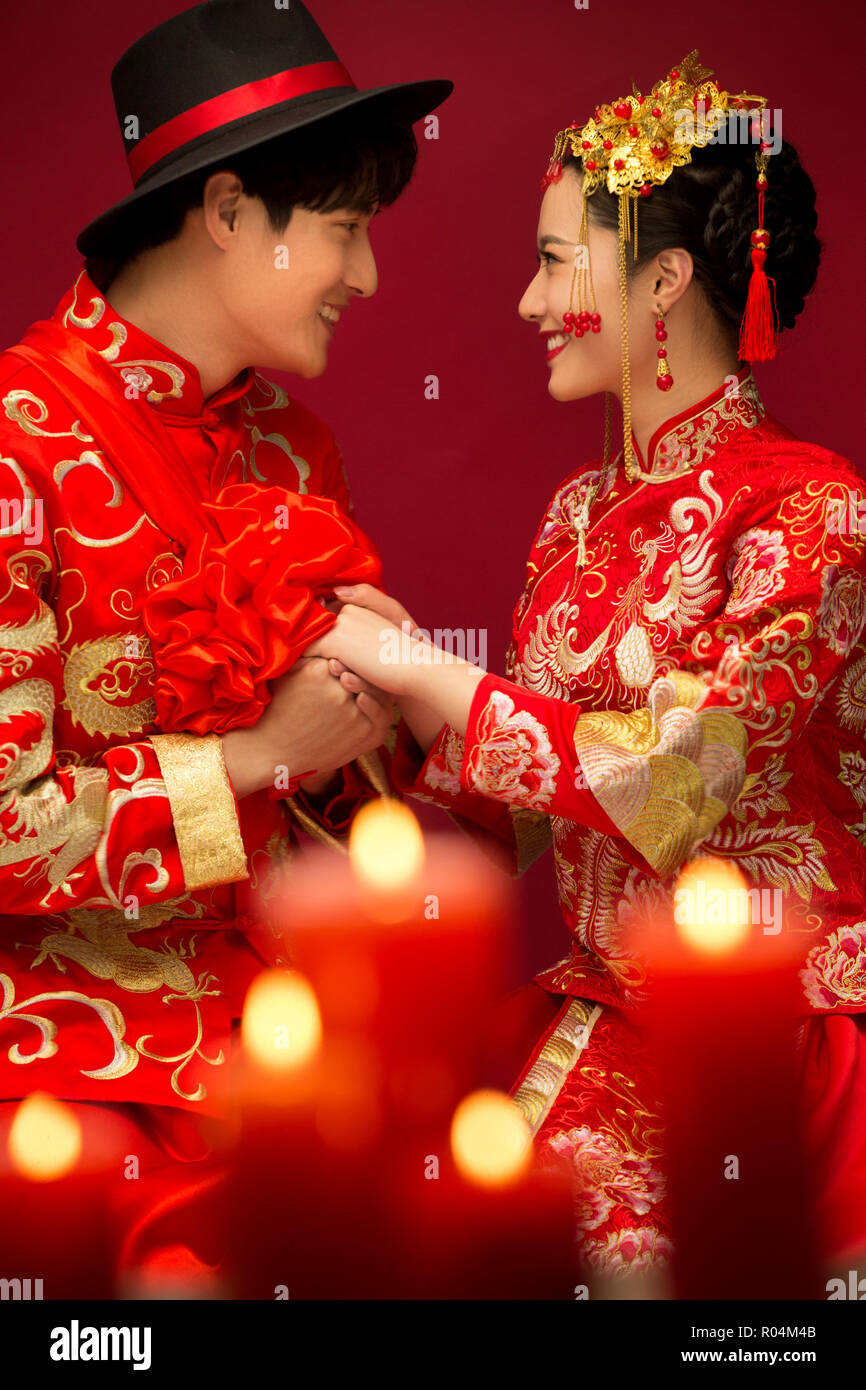 Chinese classical wedding Stock Photo