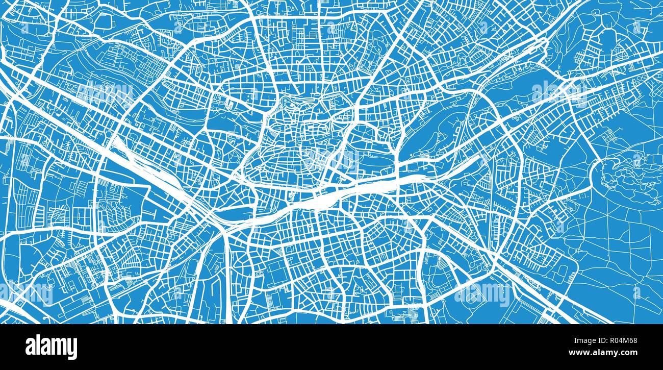 Map of nuremberg hi-res stock photography and images - Alamy