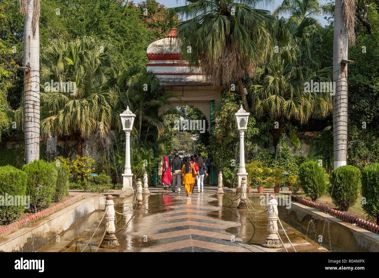 Fountains at SaheliyonkiBari Gardens, Udaipur, Rajasthan