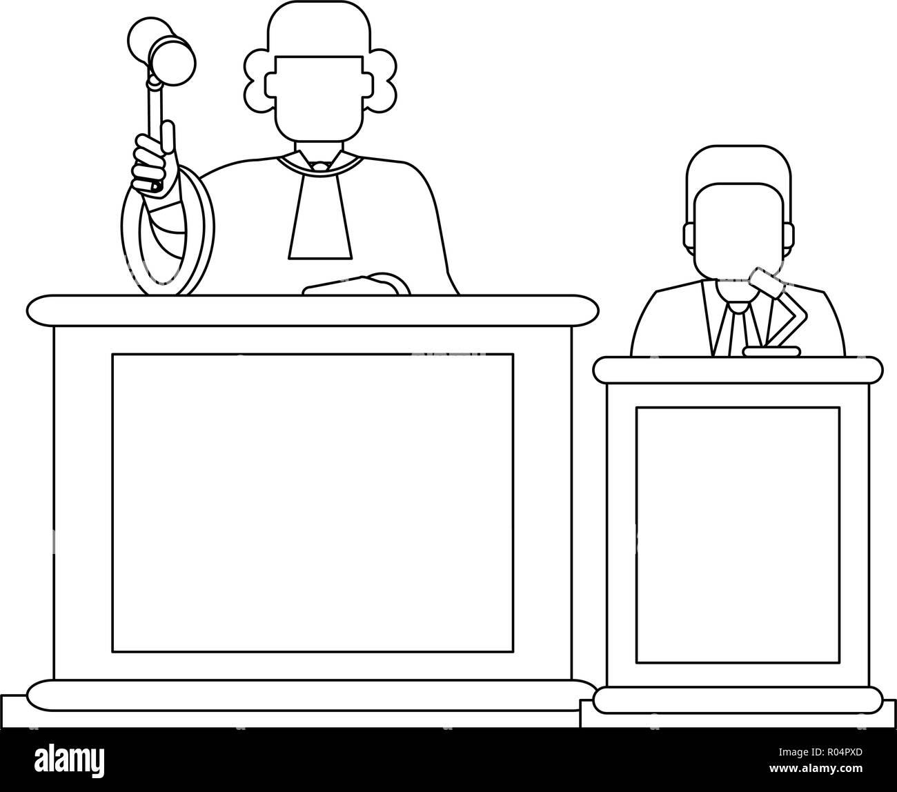 Judge Podium High Resolution Stock Photography and Images Alamy