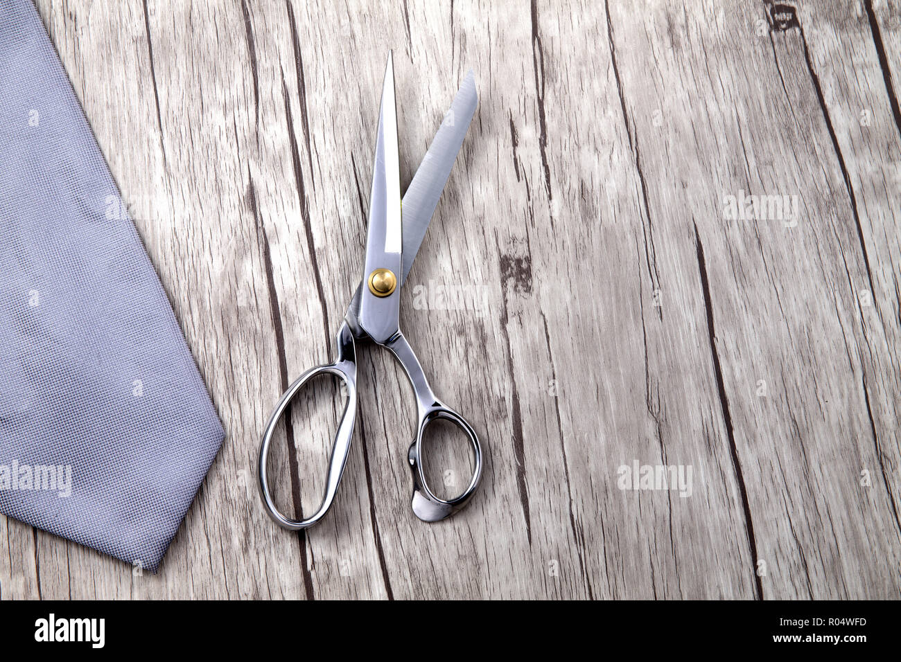 scissors and cloth