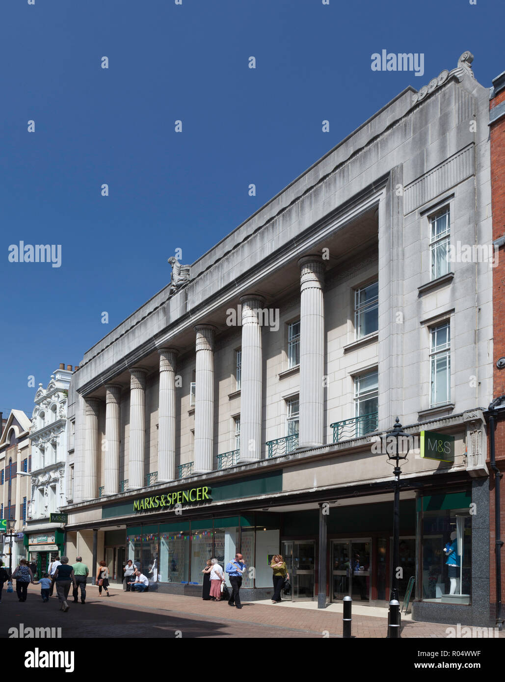 Architecture art deco department store hires stock photography and