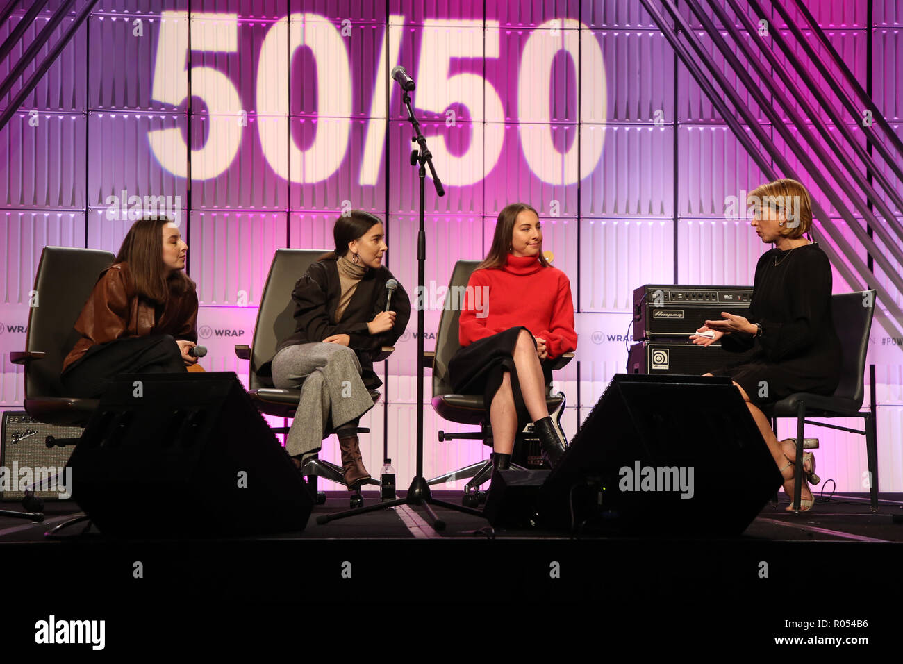 Los Angeles, Ca, USA. 1st Nov, 2018. Haim at TheWraps Power Womens