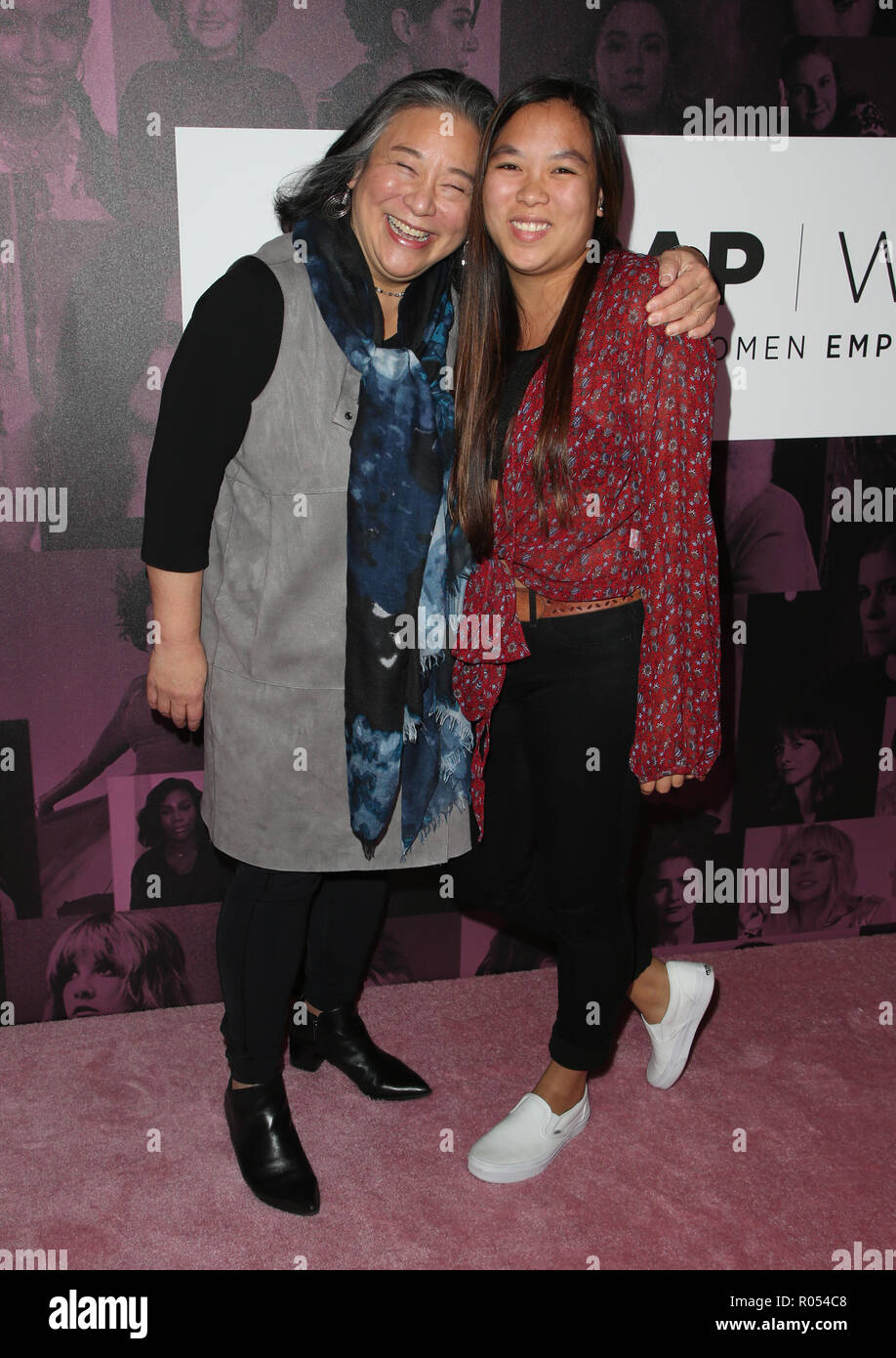 Los Angeles, Ca, USA. 1st Nov, 2018. Tina Tchen and Emma Tchen at