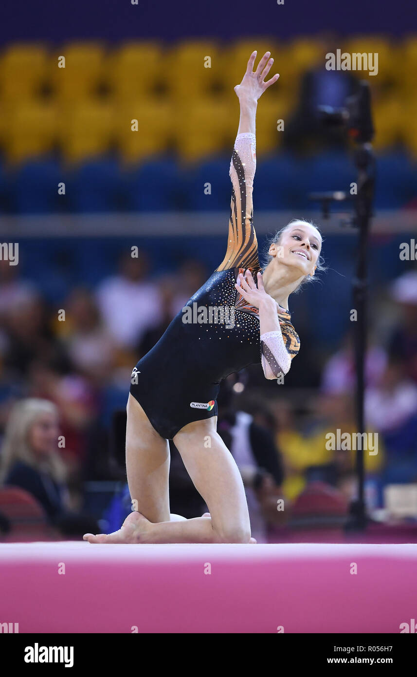 Doha, Katar. 01st Nov, 2018. Naomi Visser at the ground
