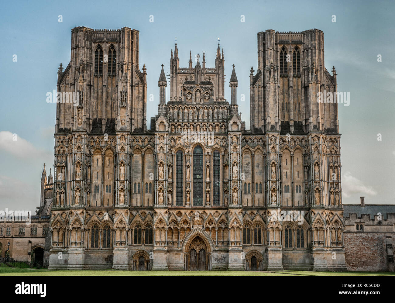 Wells Cathedral, Somerset, England, UK Stock Photo