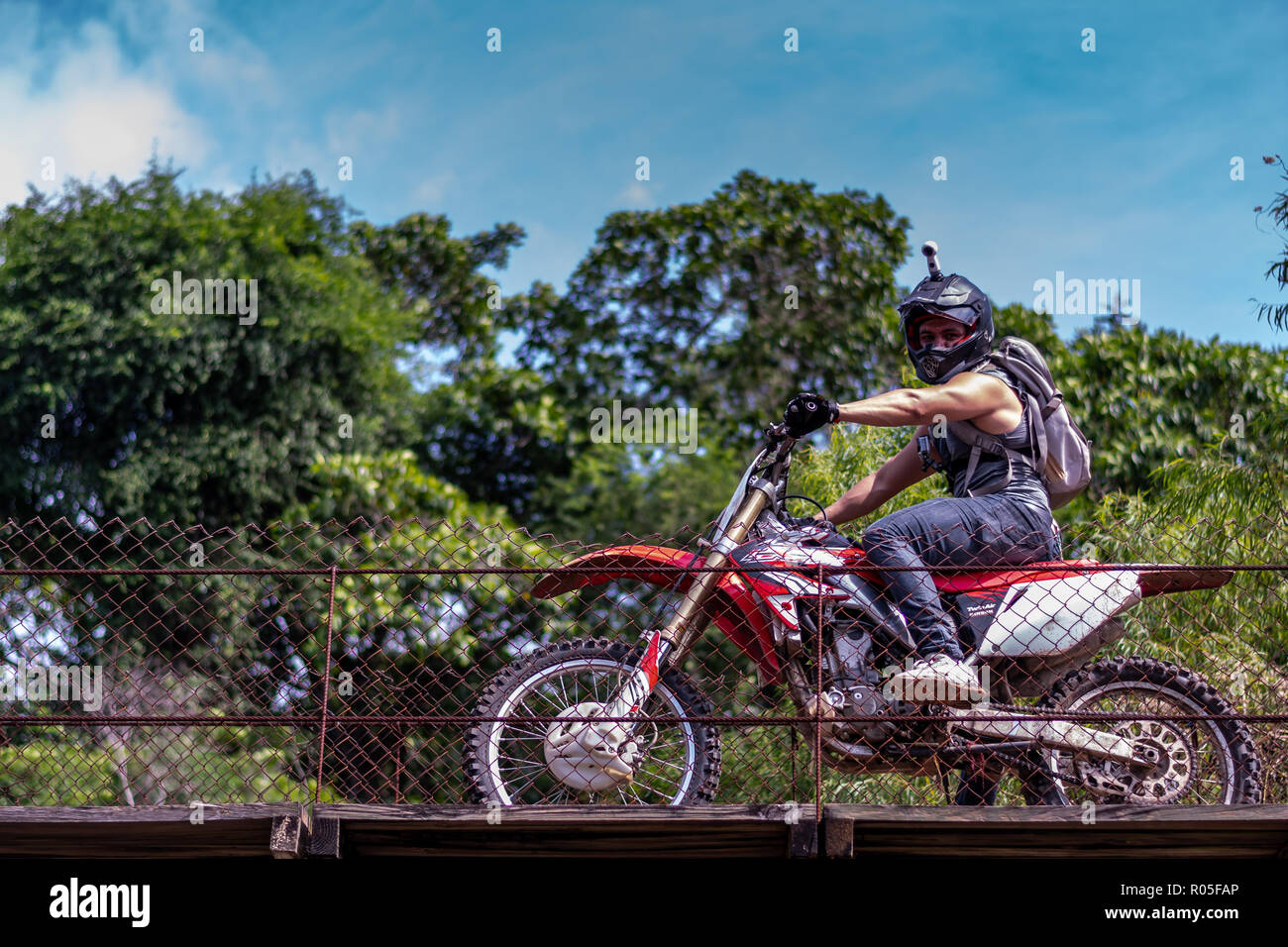 Hispanic man riding motorcycle hi-res stock photography and images - Alamy