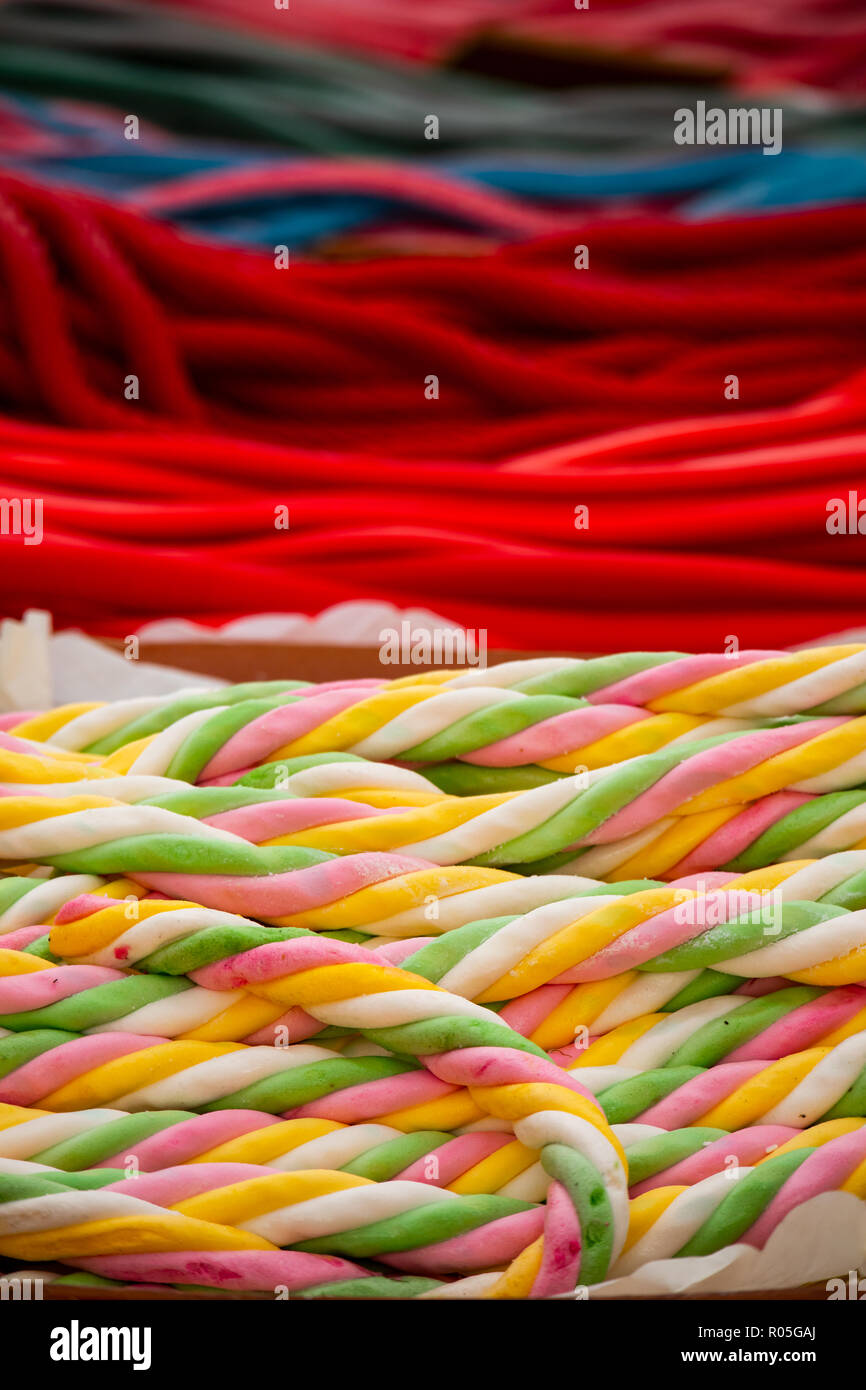 colorful variety of sweets Stock Photo