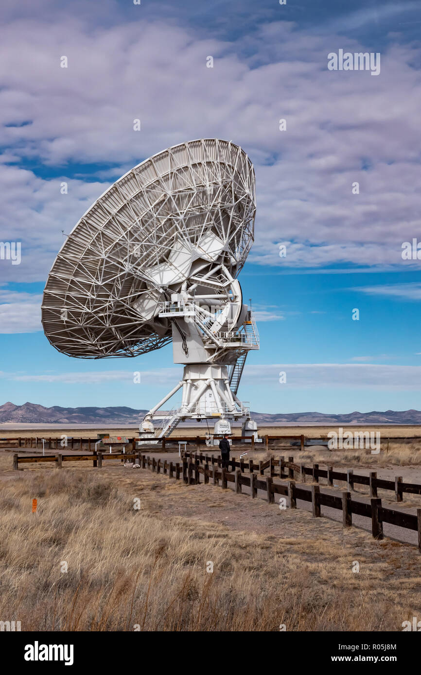 Very Large Array (VLA) Radio Telescopes in New Mexico, USA Stock Photo