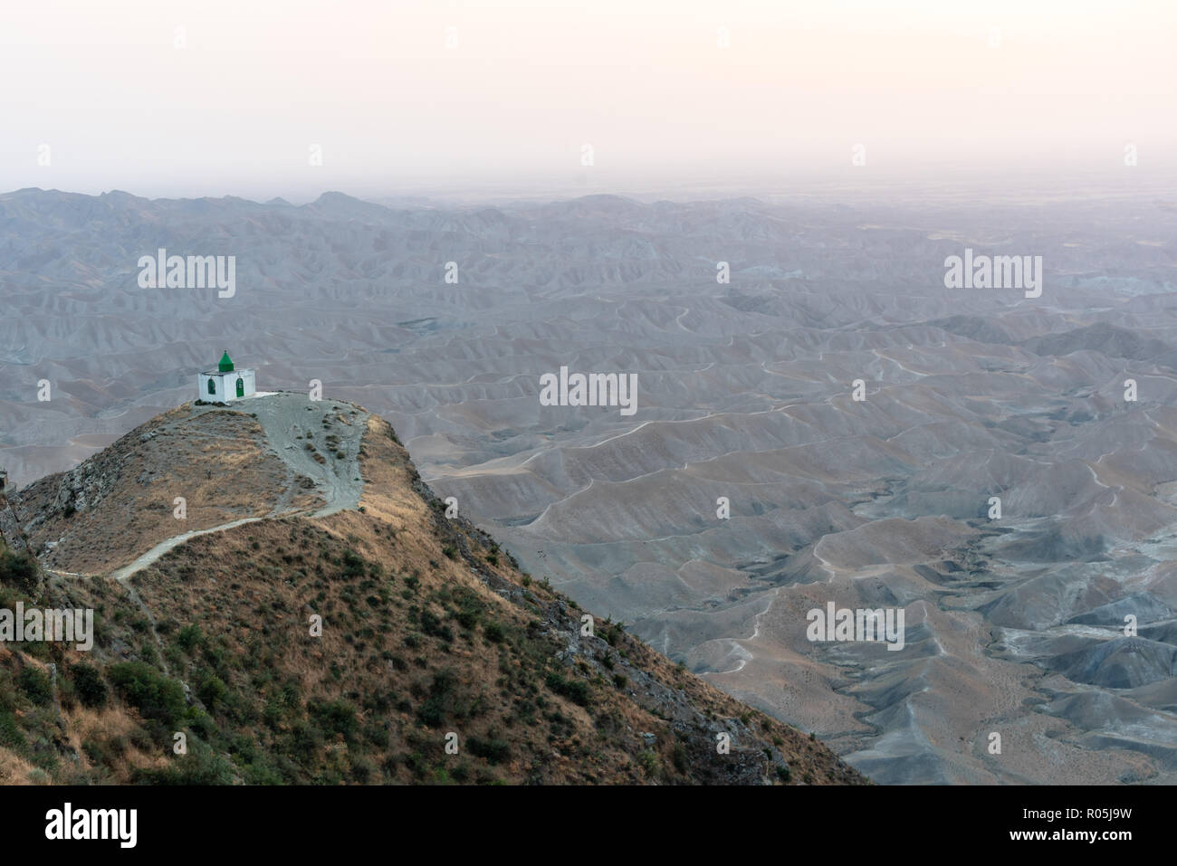Tomb of Khaled Nabi, situated in the Gokcheh Dagh hills of the Turkmen Sahra in Golestan, Northern Iran Stock Photo