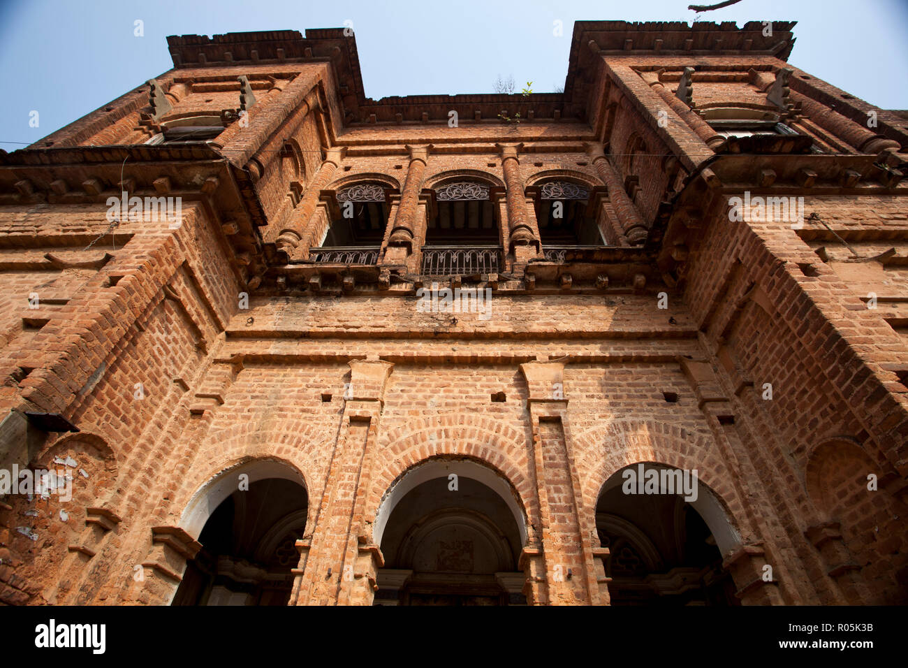 An ancient residential house in Panam City in Sonargaon, was built during the Mughal period in 16th century. Panam City is a unique example of early u Stock Photo