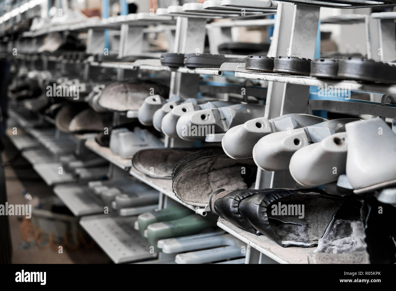 Shoe production line hi-res stock photography and images - Alamy