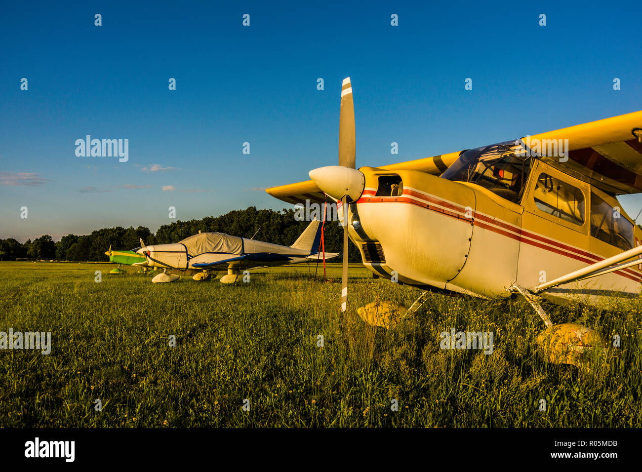 Simsbury Airport   Simsbury, Connecticut, USA Stock Photo