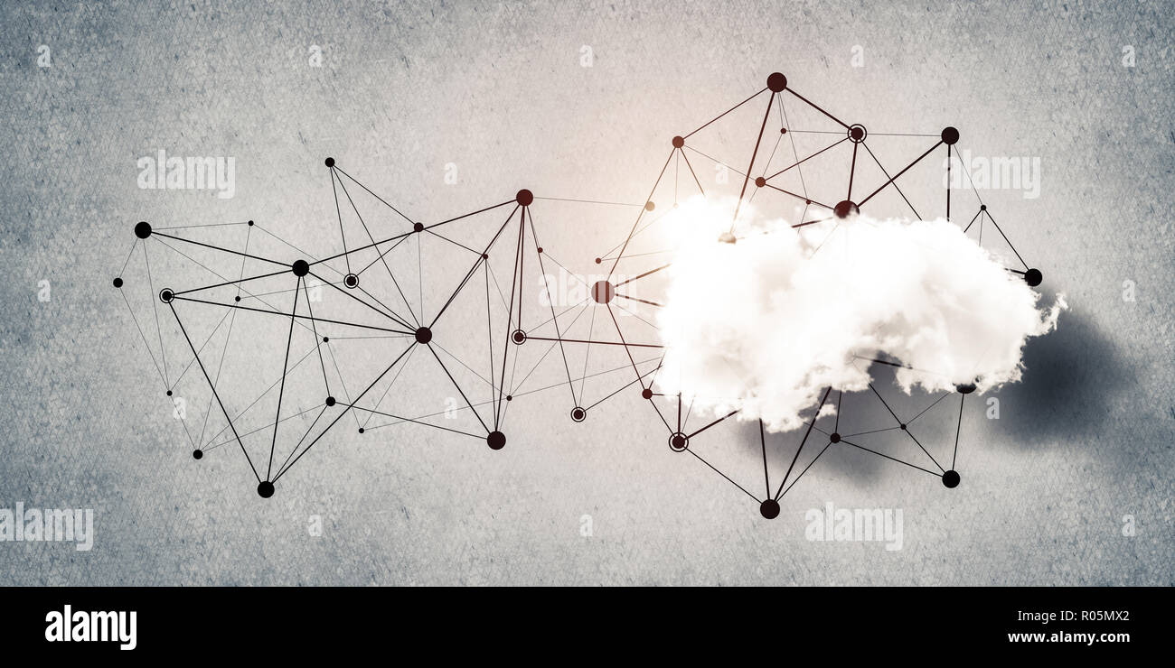 Wireless technologies for connection and sharing data as abstrac Stock ...