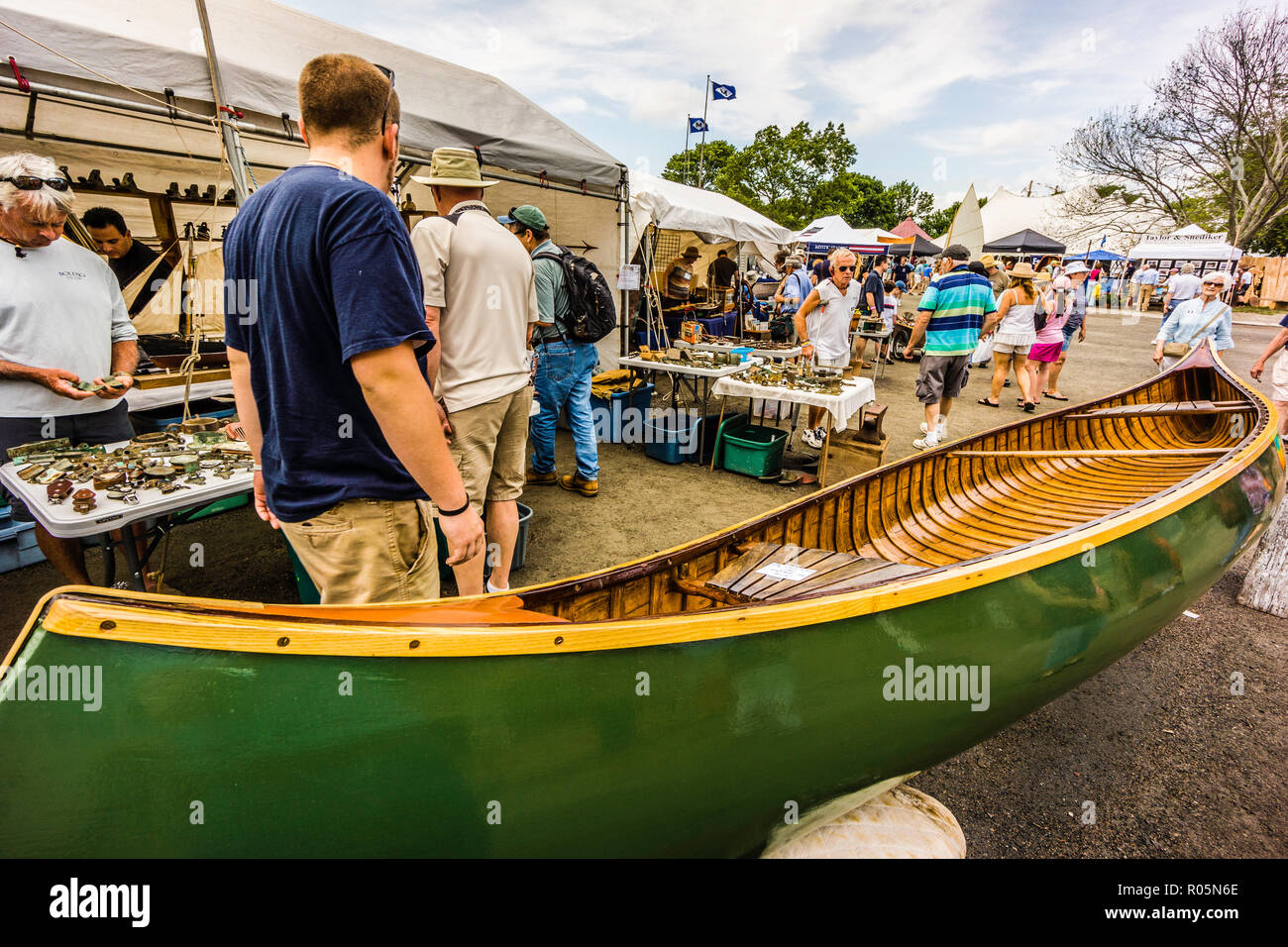 WoodenBoat Show Mystic Seaport Mystic, Connecticut, USA Stock Photo Alamy