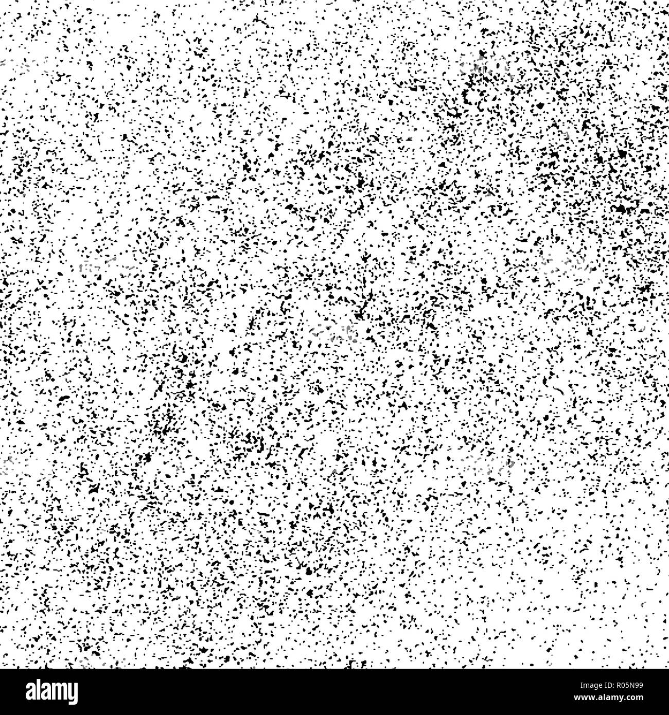 Black Messy Texture Template On White Background. Dust Overlay Distress ...