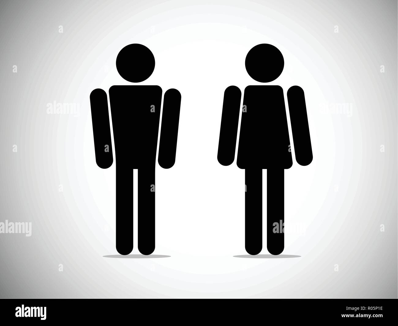 Man & Woman icon, vector illustration Stock Vector Image & Art - Alamy