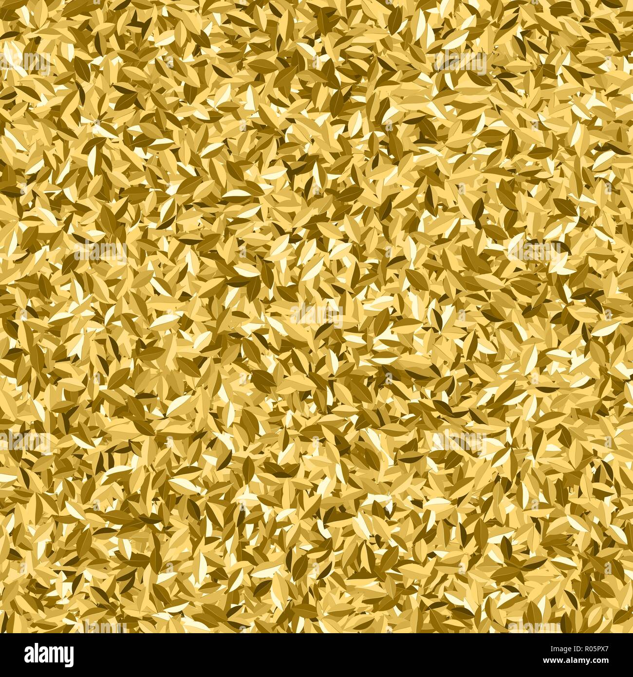 Golgen foliage abstract background. Vector illustration,eps 10. Stock Vector