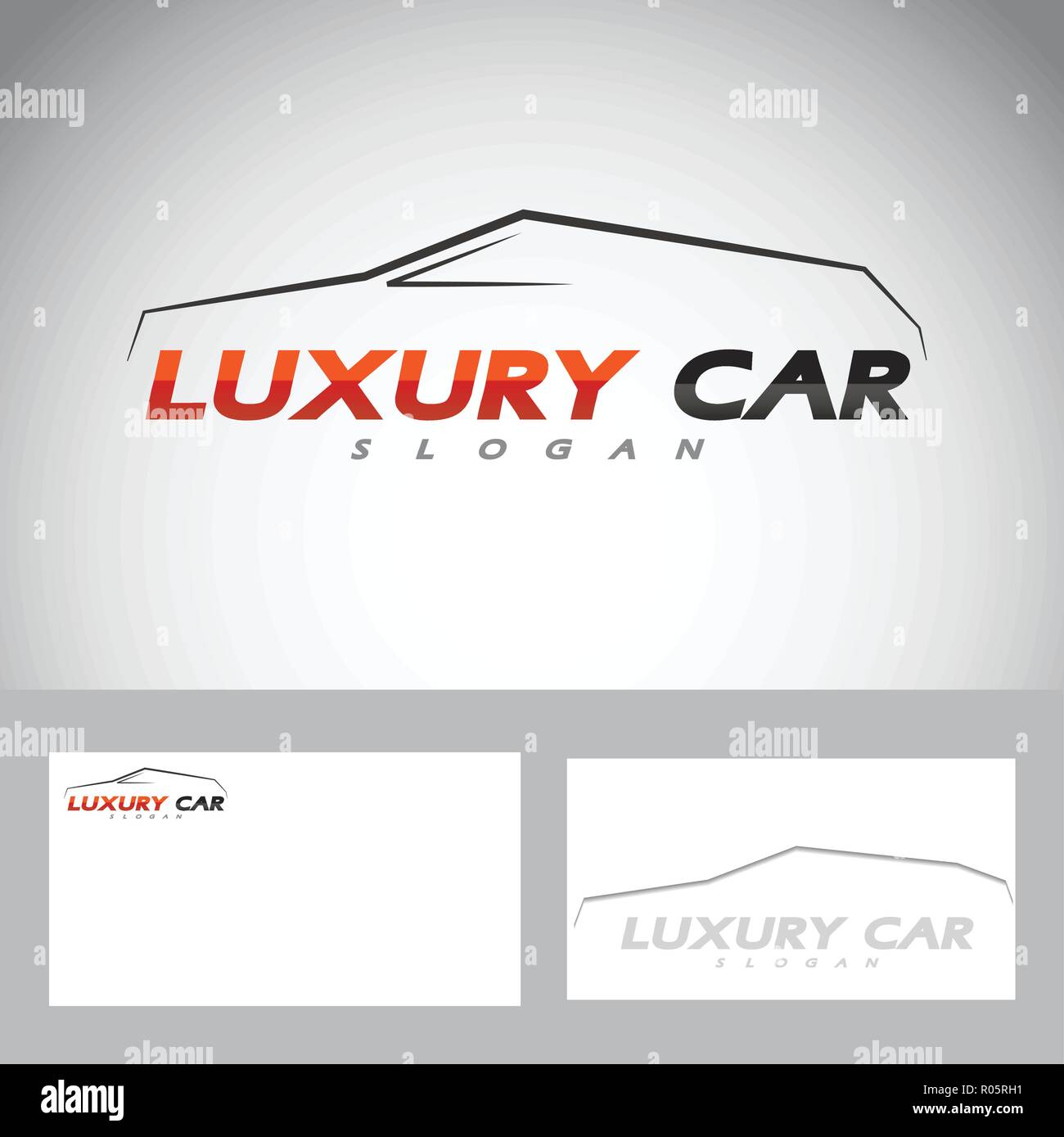 abstract car design concept automotive topics vector logo design