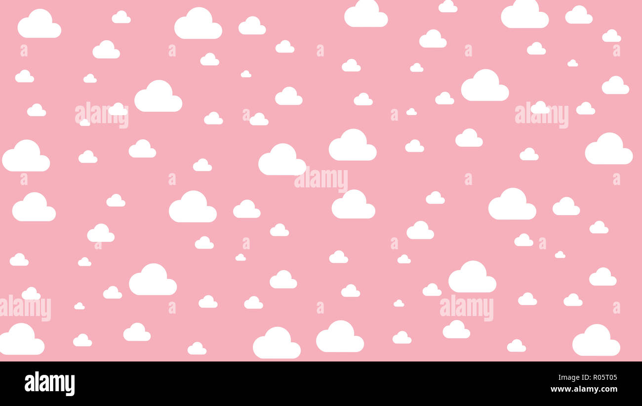 Cute background Abstract Color Pastel Cloud shape Pattern Stock Photo ...