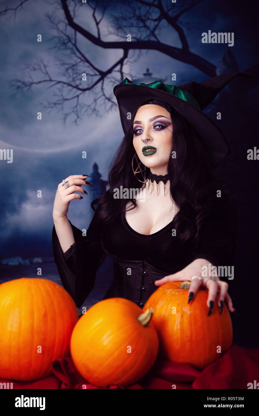 Buy Goth Girl Leggings, Blue Women's Teen Cute Halloween Holiday