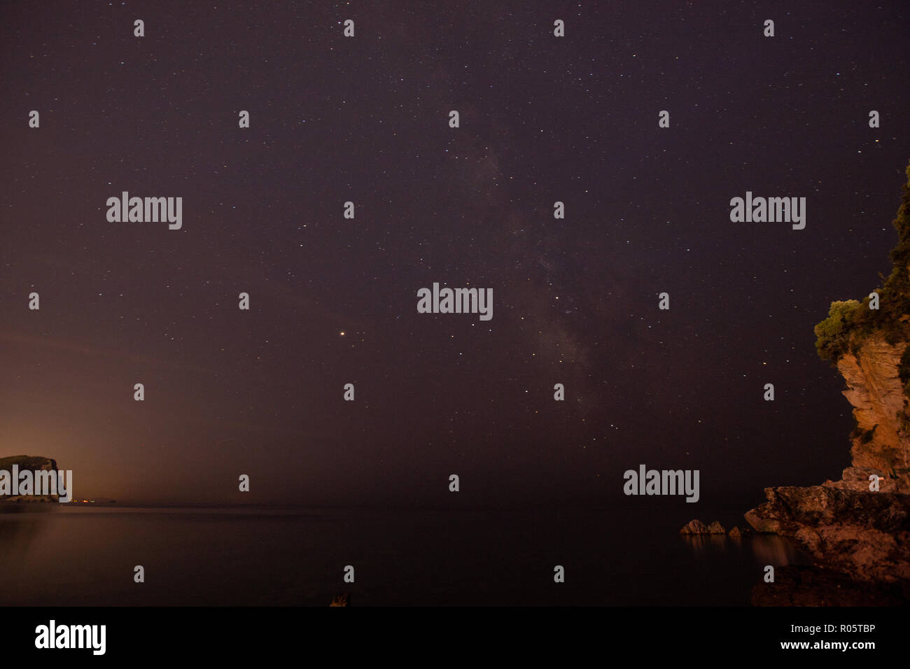 A beautiful milky way in the sky Stock Photo - Alamy
