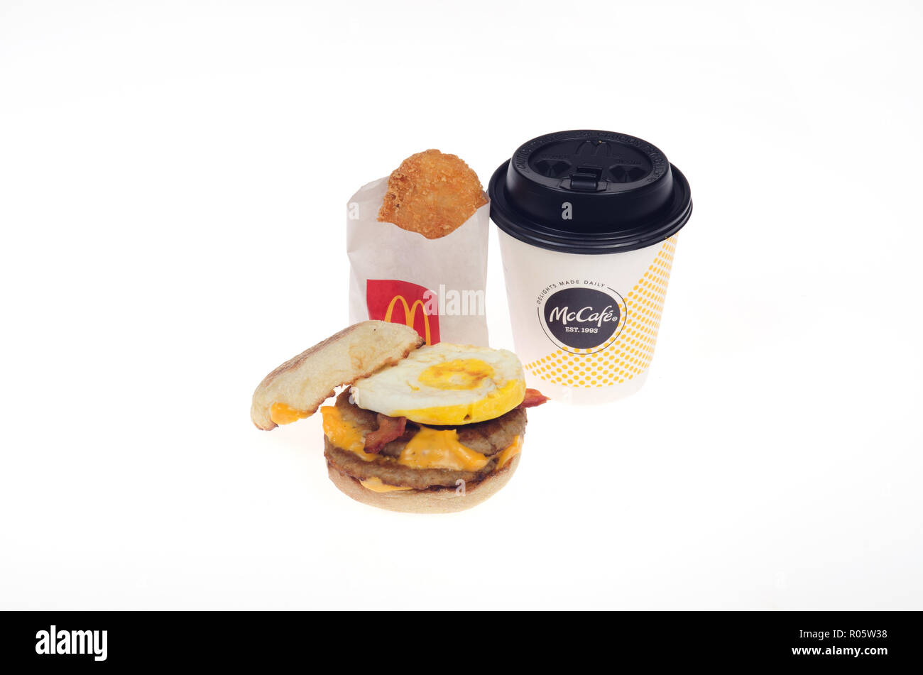 McDonald's new Triple Stack Egg Mcmuffin breakfast sandwich w/2 sausage