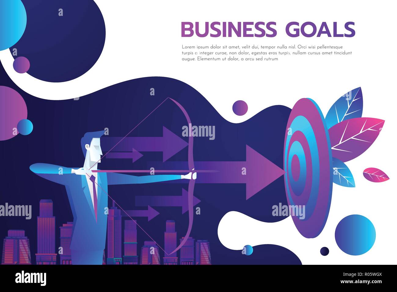 Successful Businessman Hold Arrow In Hand Achievement Goal Aim In Business Concept Target Isolated Background Vector Illustration Flat Design Aspirational People Mission Achieved Stock Vector Image Art Alamy