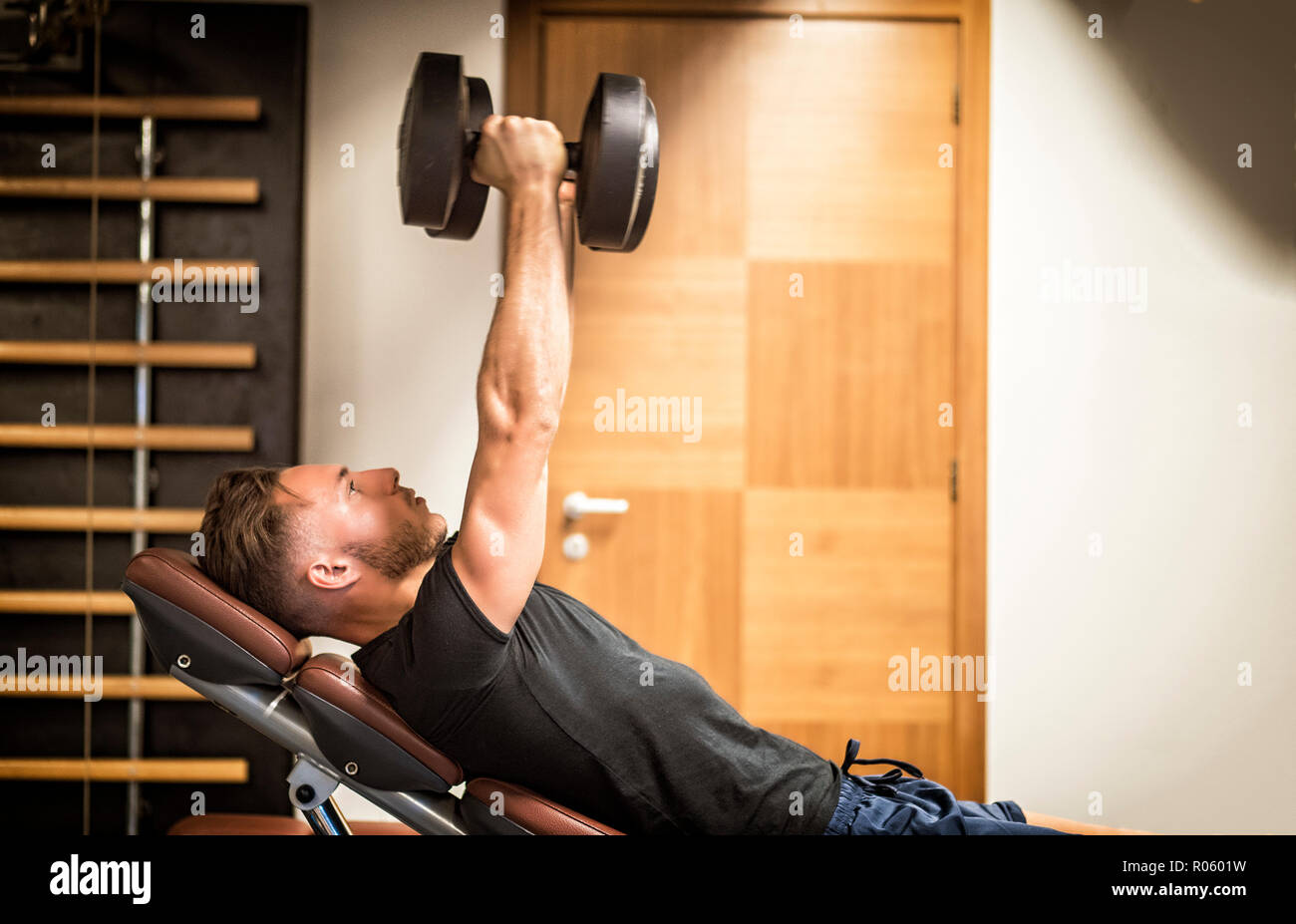 Man pecs muscles hires stock photography and images Alamy