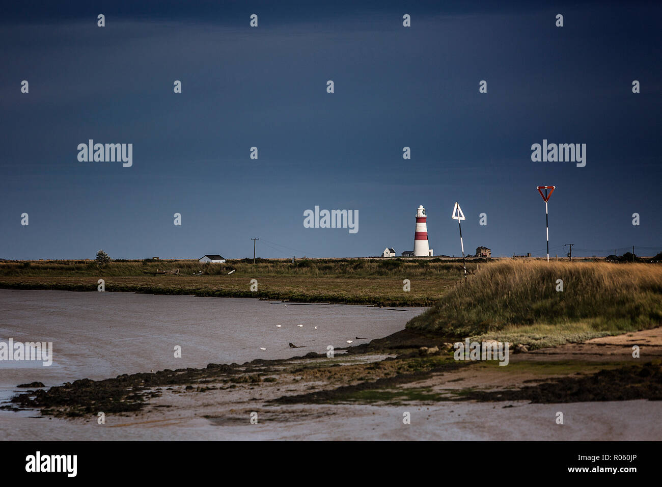 The Orfordness lighthouse, Orford Ness, Suffolk, England Stock Photo ...