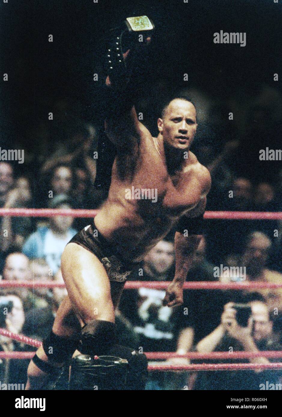 The Rock Dwayne Johnson At Madison Square Garden In 1999 Photo By John  Barrett/Photolink /Mediapunch Stock Photo - Alamy
