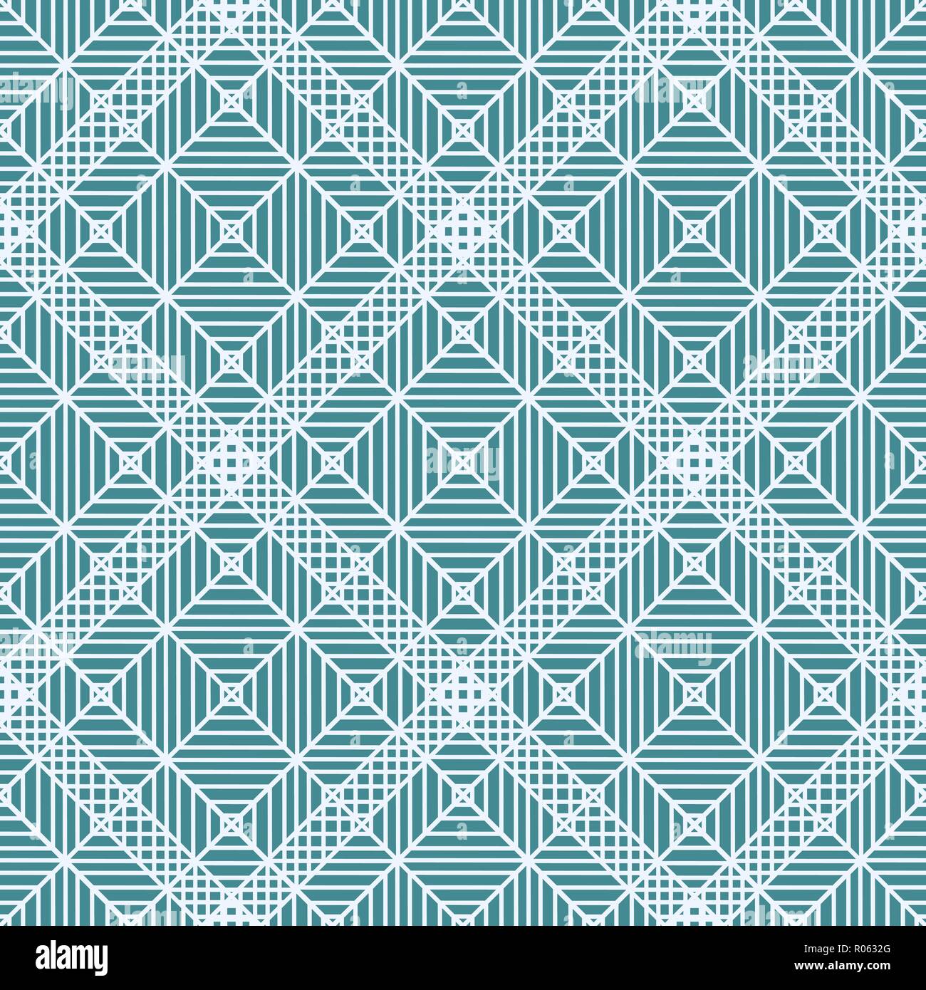 Geometric ornament. Navy blue and white seamless pattern for web ...