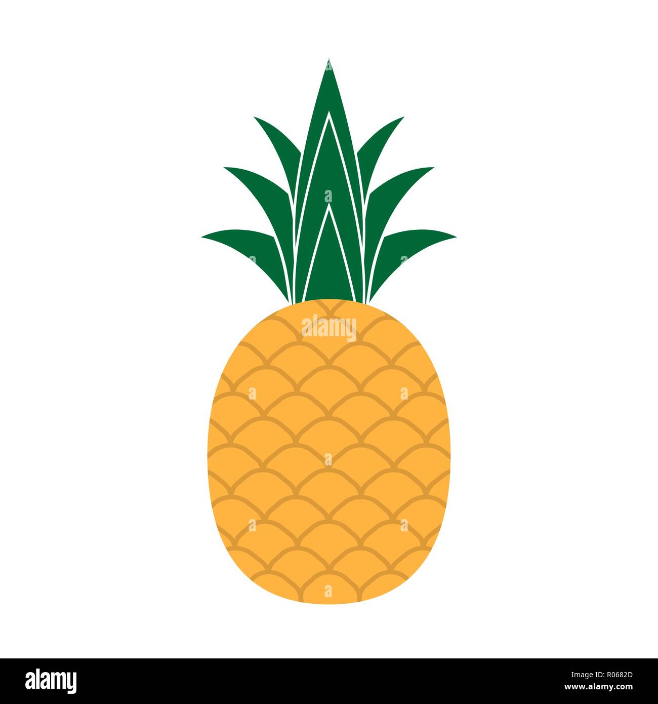 Pineaple vector vectors hi-res stock photography and images - Alamy