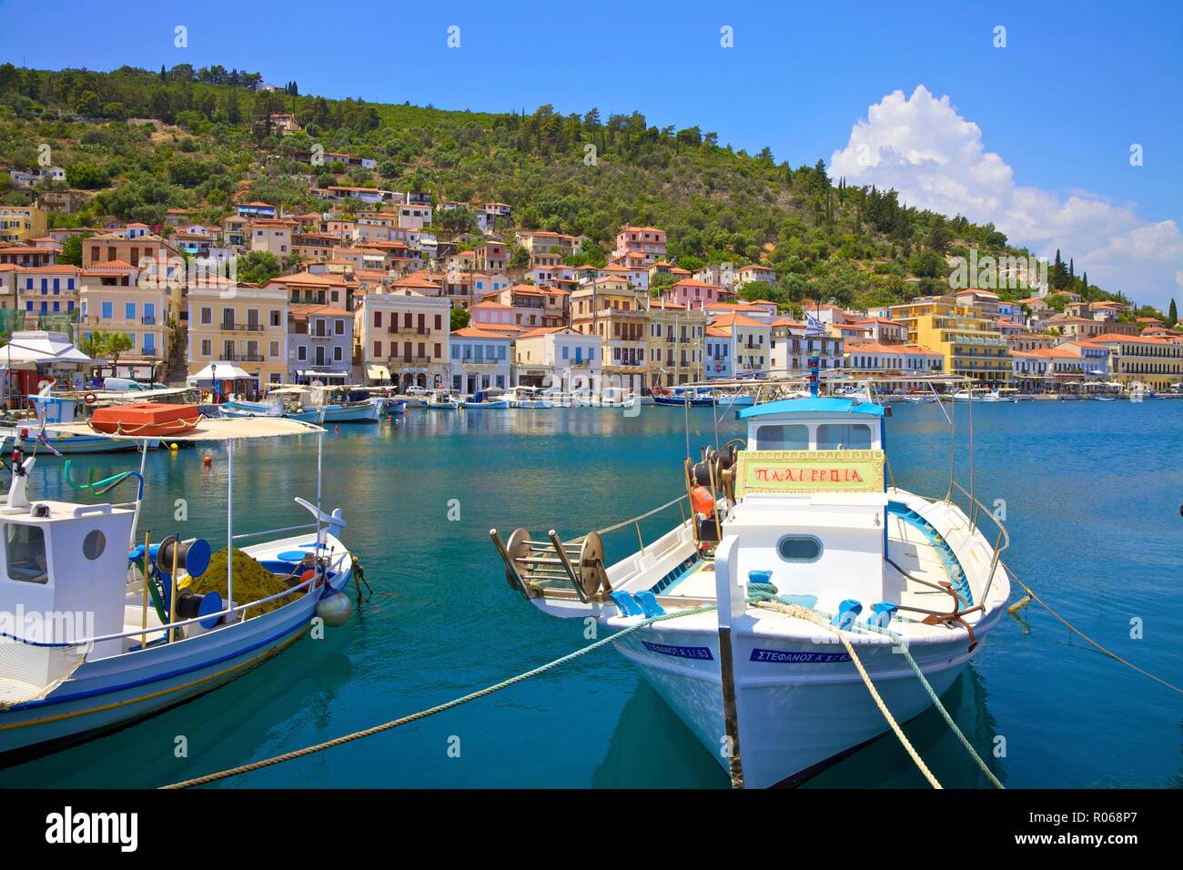 Gytheio, Mani Peninsula, The Peloponnese, Greece, Europe Stock Photo - Alamy