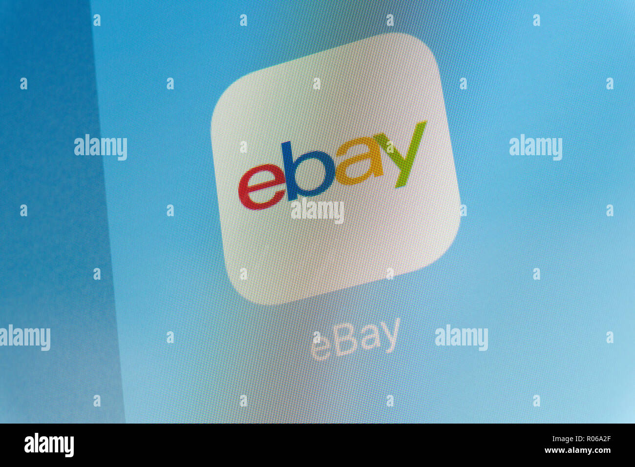 Ebay screen on phone hi res stock photography and images Alamy