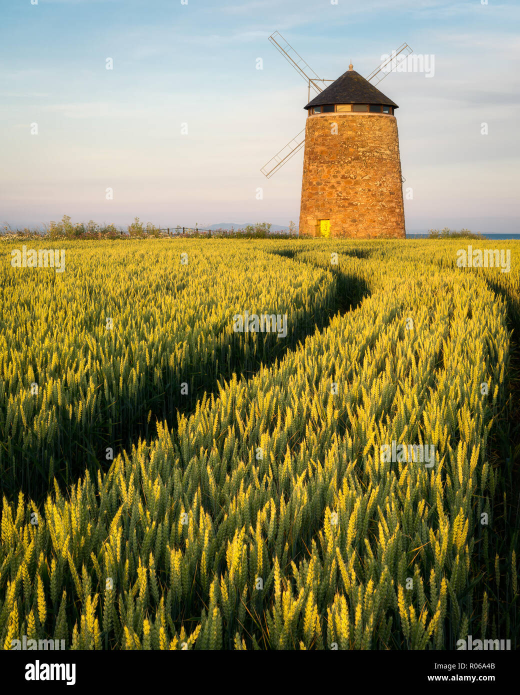 St. Monan's Windmill, Fife, Scotland, United Kingdom, Europe Stock Photo