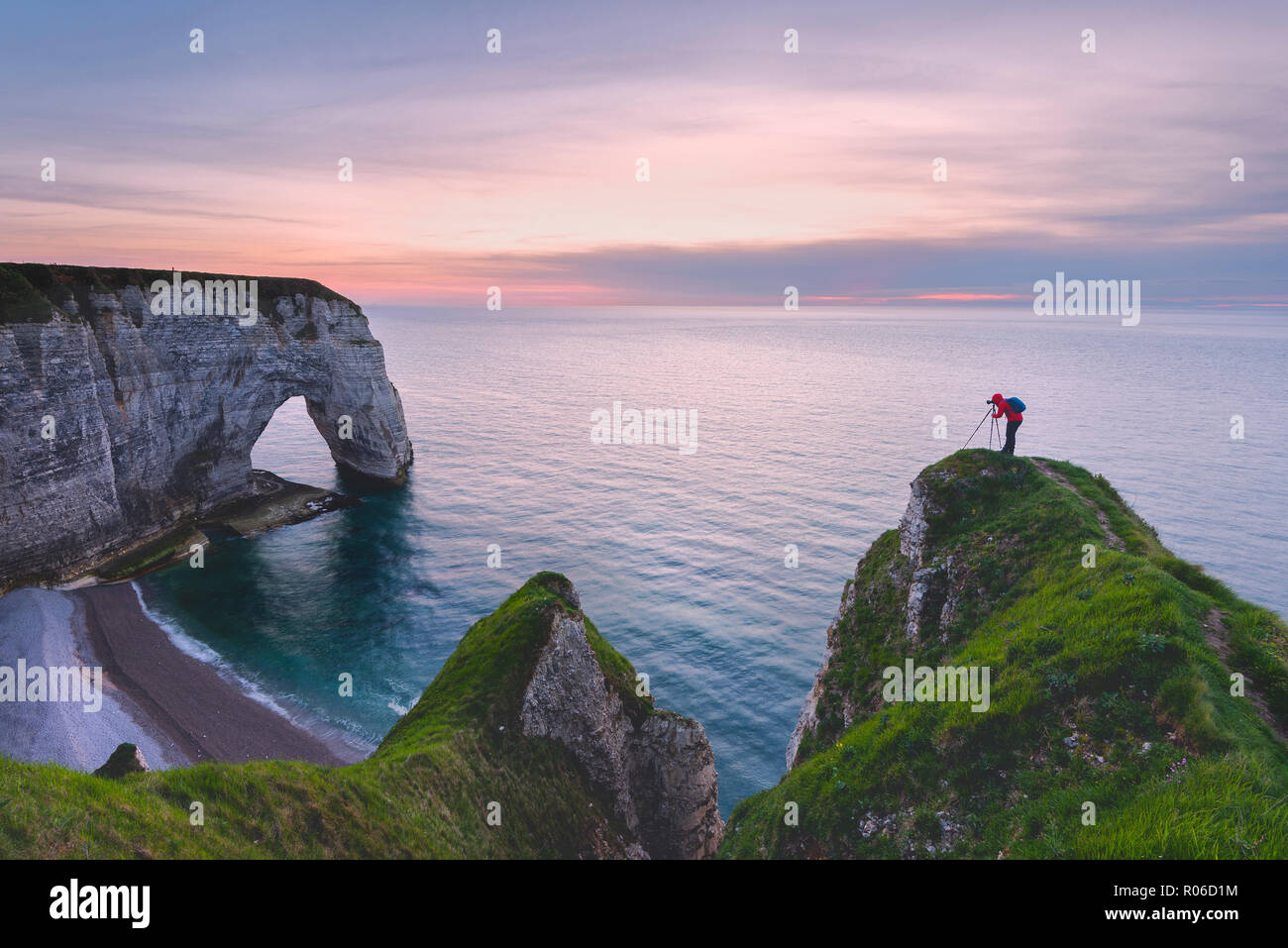Sea Cliffs Etretat Normandy France High Resolution Stock Photography ...
