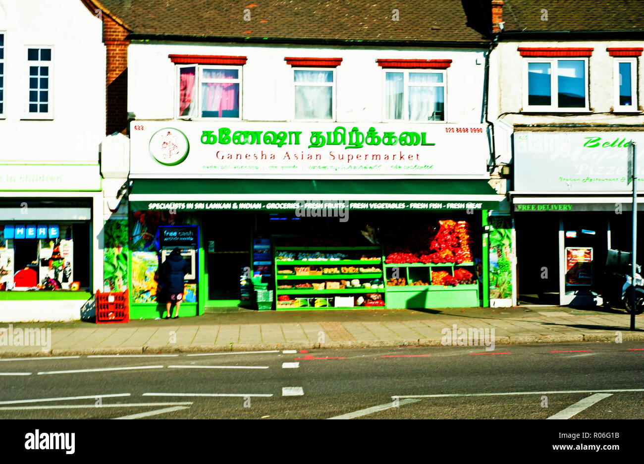 Asian Supermarket, Bellingham, Borough of lewisham, London, England
