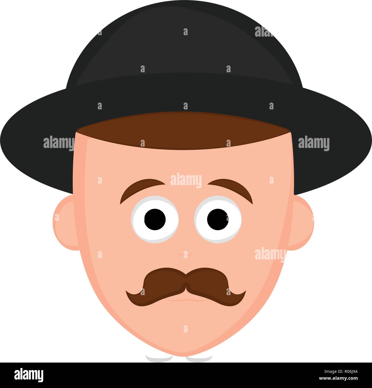 Isolated hipster avatar with a hat Stock Vector Image & Art - Alamy
