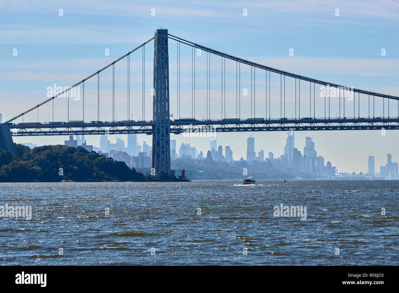 George Washington Bridge in New york Stock Photo