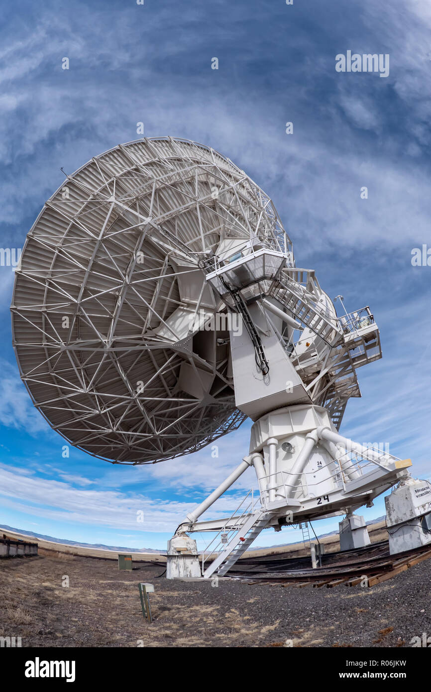 Very Large Array (VLA) Radio Telescopes in New Mexico, USA Stock Photo